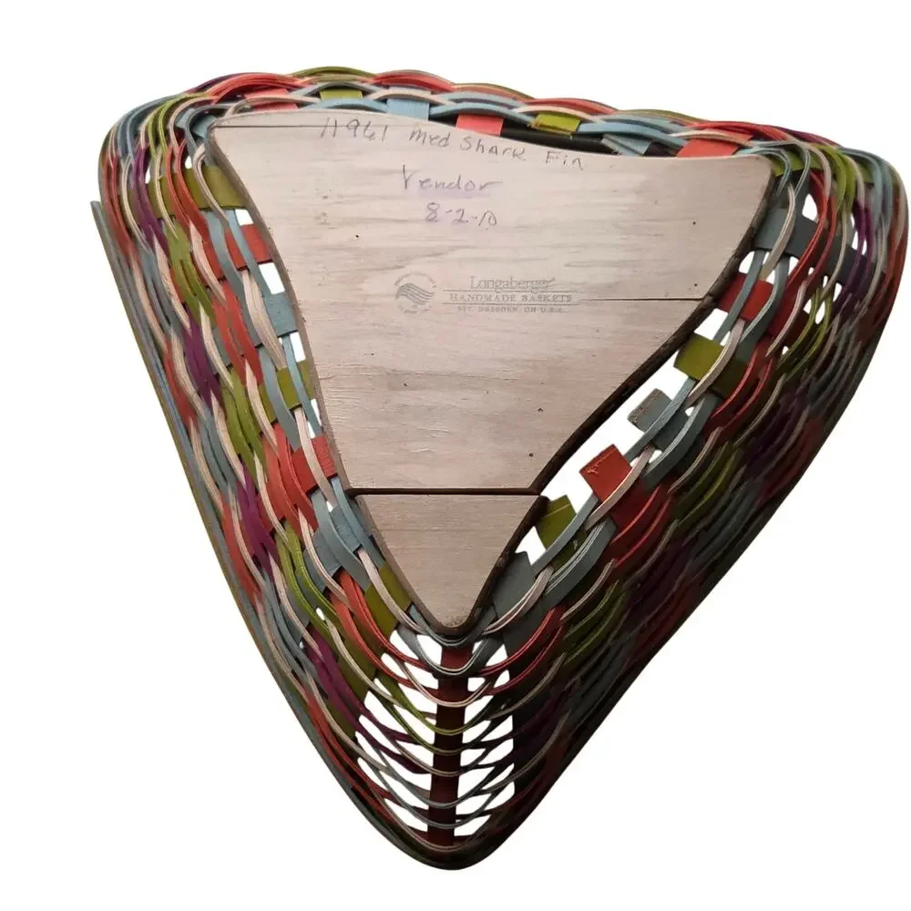 2010 Longaberger Shark Fin Basket Summer Loven